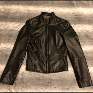 Perfect Condition!  Nicole Miller XS Black Leather